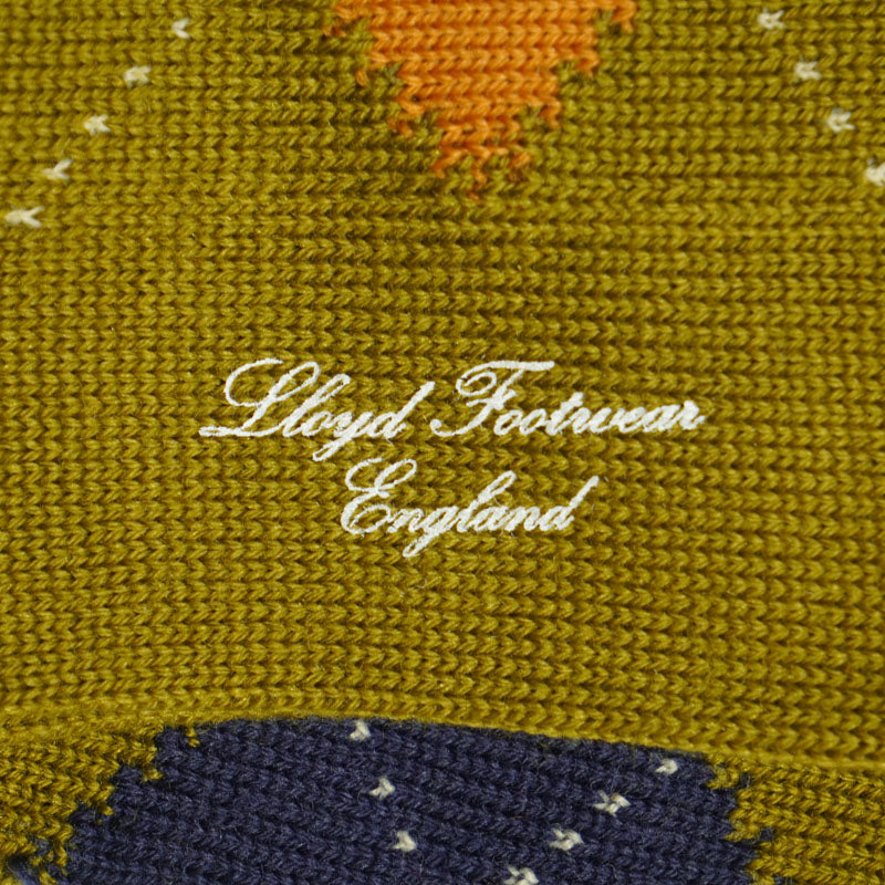 Wool Argyle Socks (Long) / Bracken