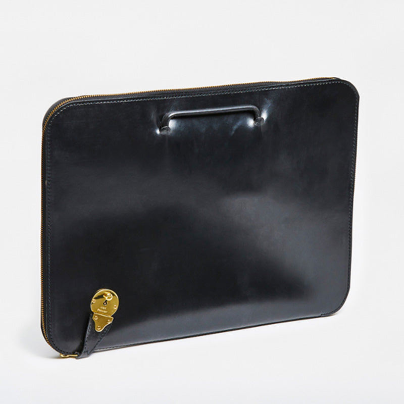 2 Handle Folio Case Black
