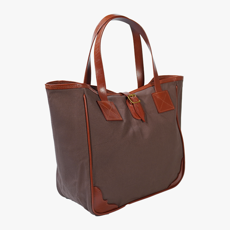 Carryall Medium   Brown Canvas