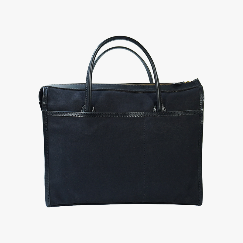 Overnight with Shoulder strap Black Canvas