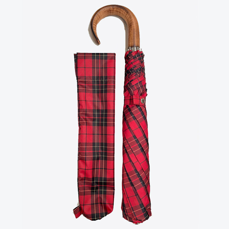 22” Telescopic Folding Umbrella / Fraser Stuart Tartan