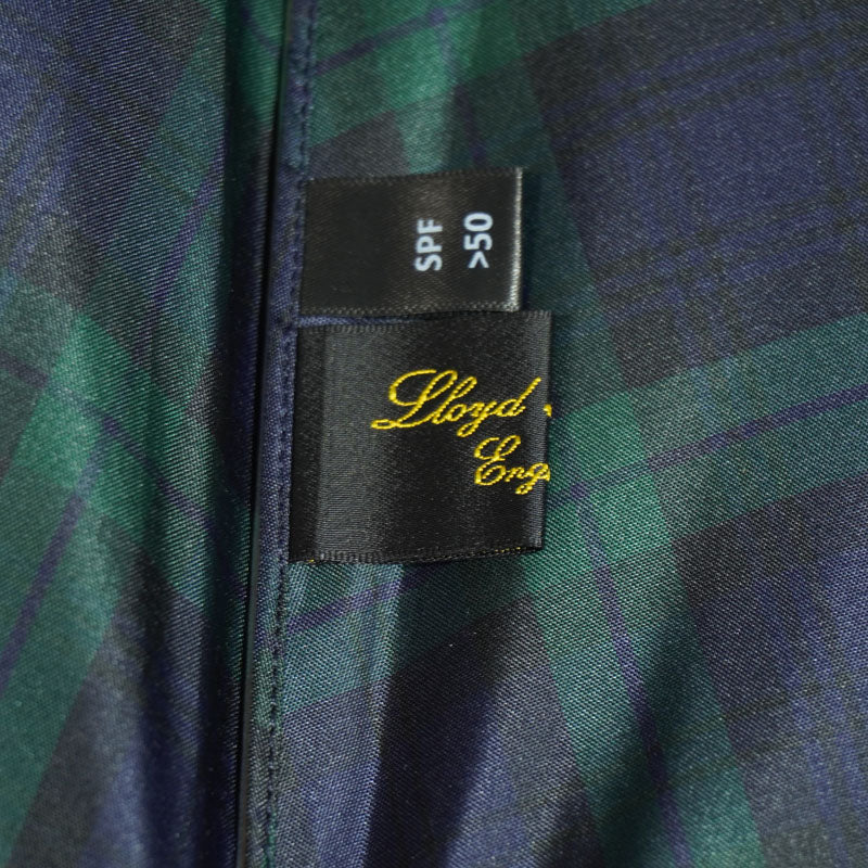22” Telescopic Folding Umbrella / Black watch Tartan