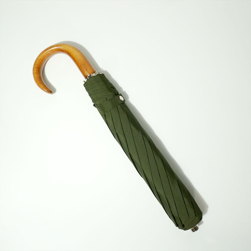 22” Telescopic Folding Umbrella / Dark Forest (Green)