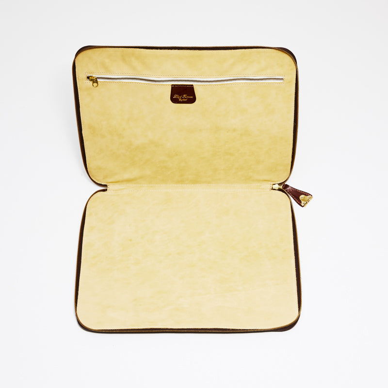 2 Handle Folio Case Chestnut