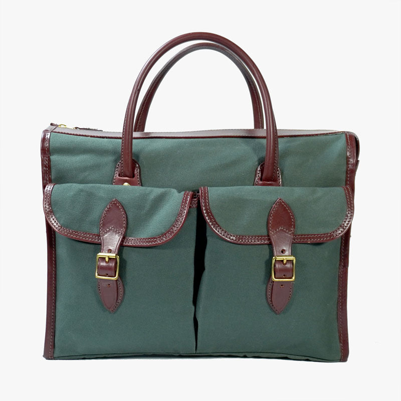 Overnight with Shoulder strap Olive Canvas