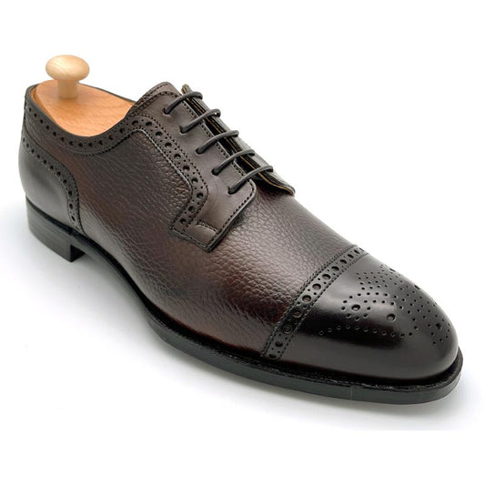 Battersea / Walnut Antique Calf - Dark Brown Country Grain