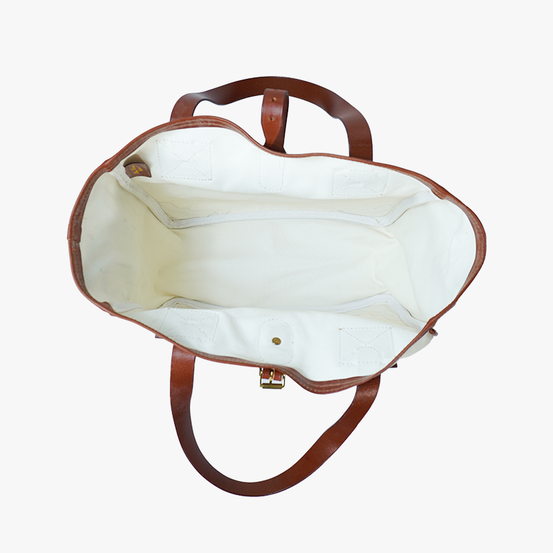 Carryall Medium White Canvas