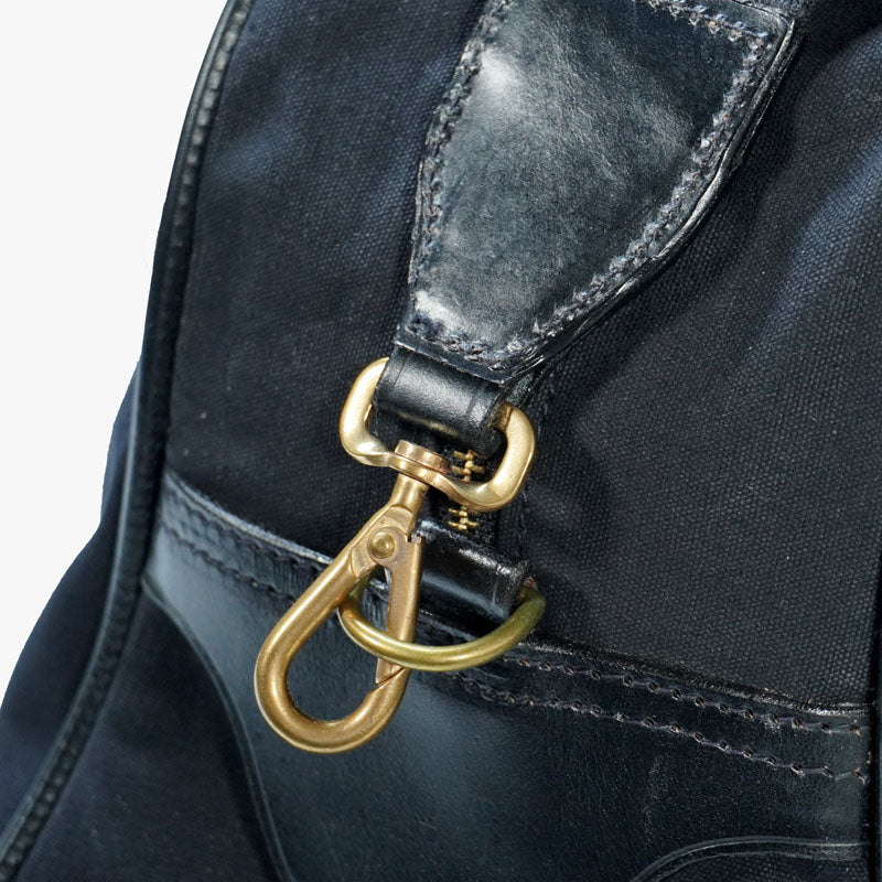 22" Holdall Bag with Shoulder strap Black Canvas