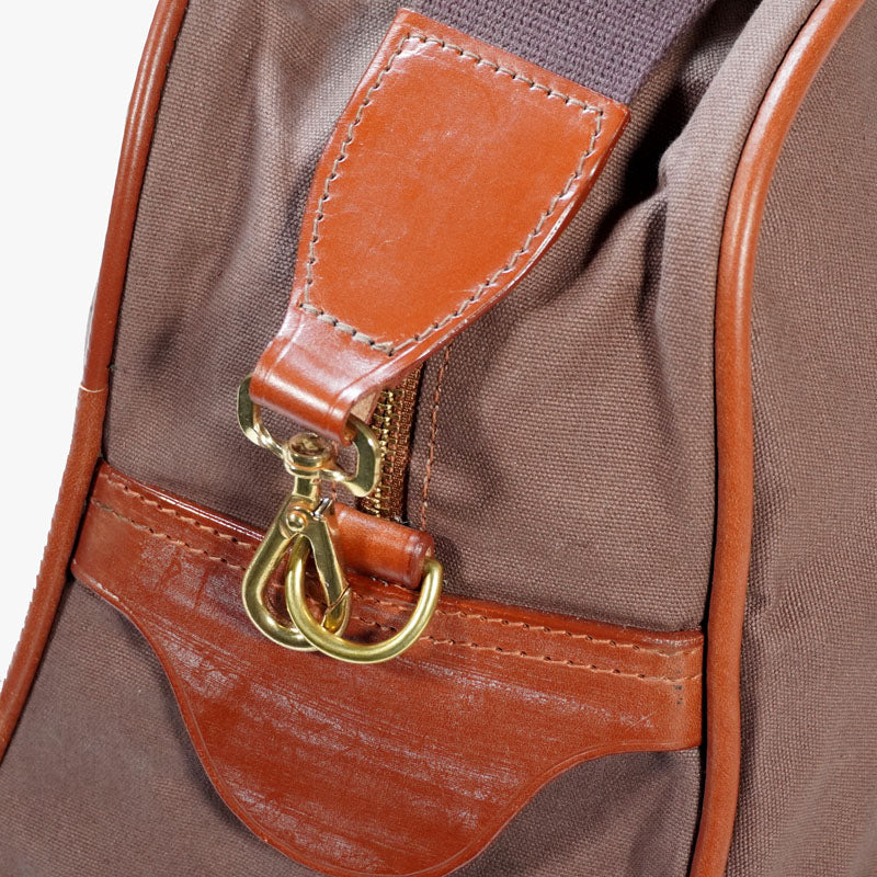 22" Holdall Bag with Shoulder strap Brown Canvas