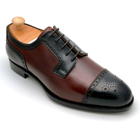 Battersea / Black Calf - Chestnut Antique Calf