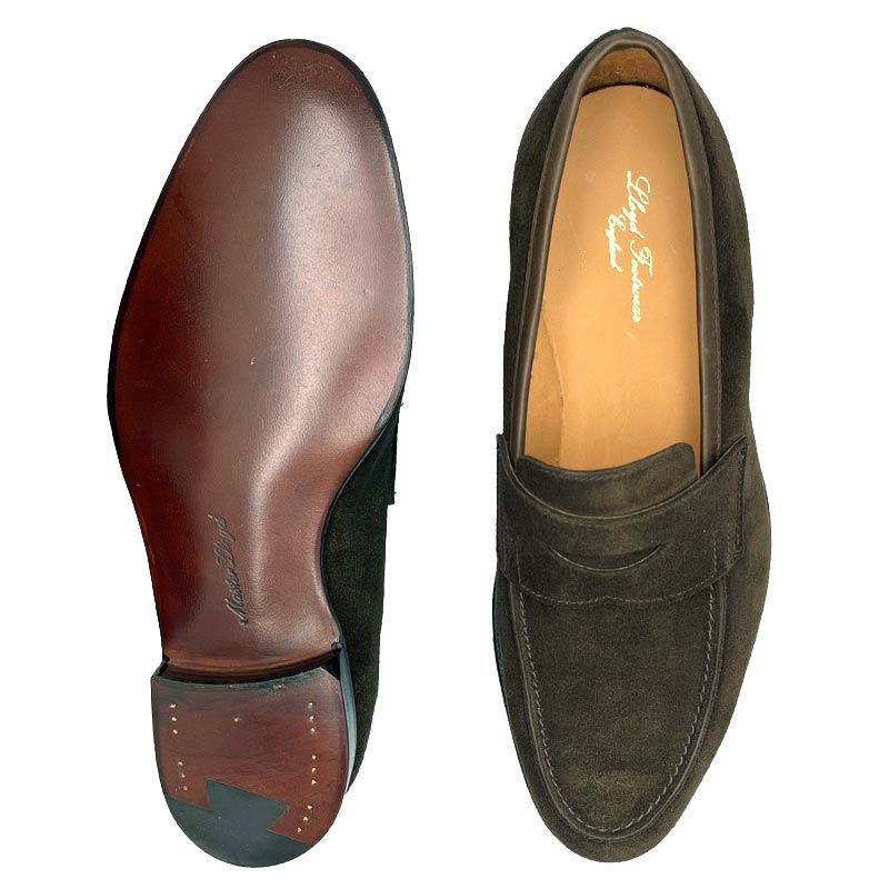 Rosebury / Dark Brown Calf Suede