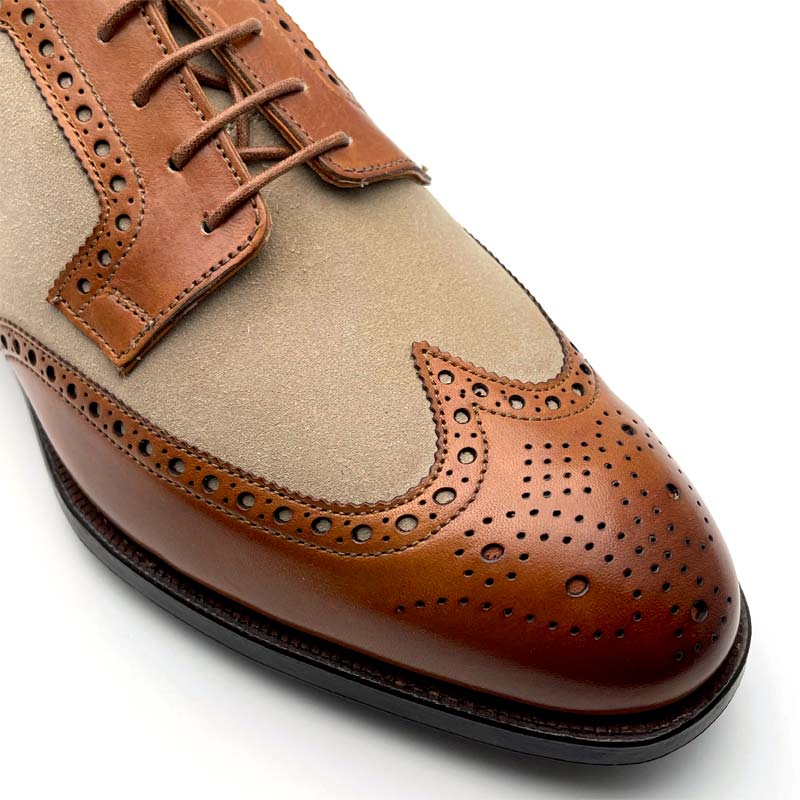 Bexley / Tan Antique Calf - Nut Suede