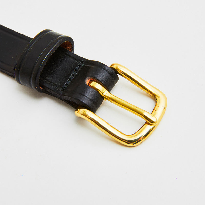 Plain Bridle Belt Black