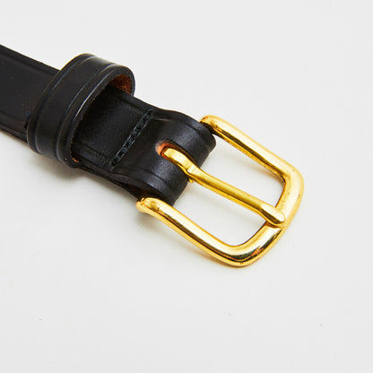 Plain Bridle Belt Black