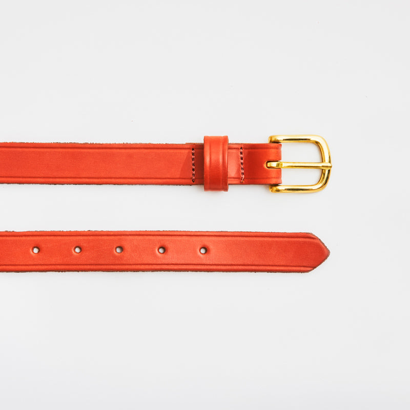 Plain Bridle Belt Tan