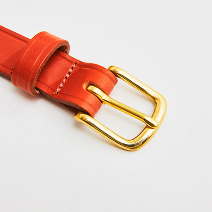 Plain Bridle Belt Tan