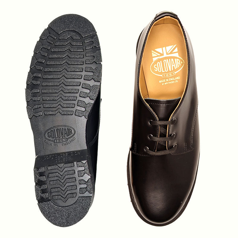 Black Hi-Shine Gibson Shoe