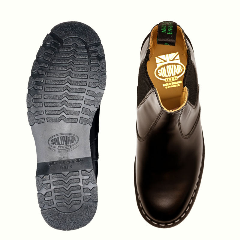 Black Hi-Shine Dealer Boot