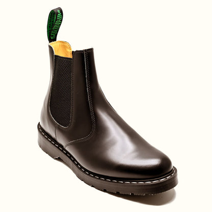 Black Hi-Shine Dealer Boot