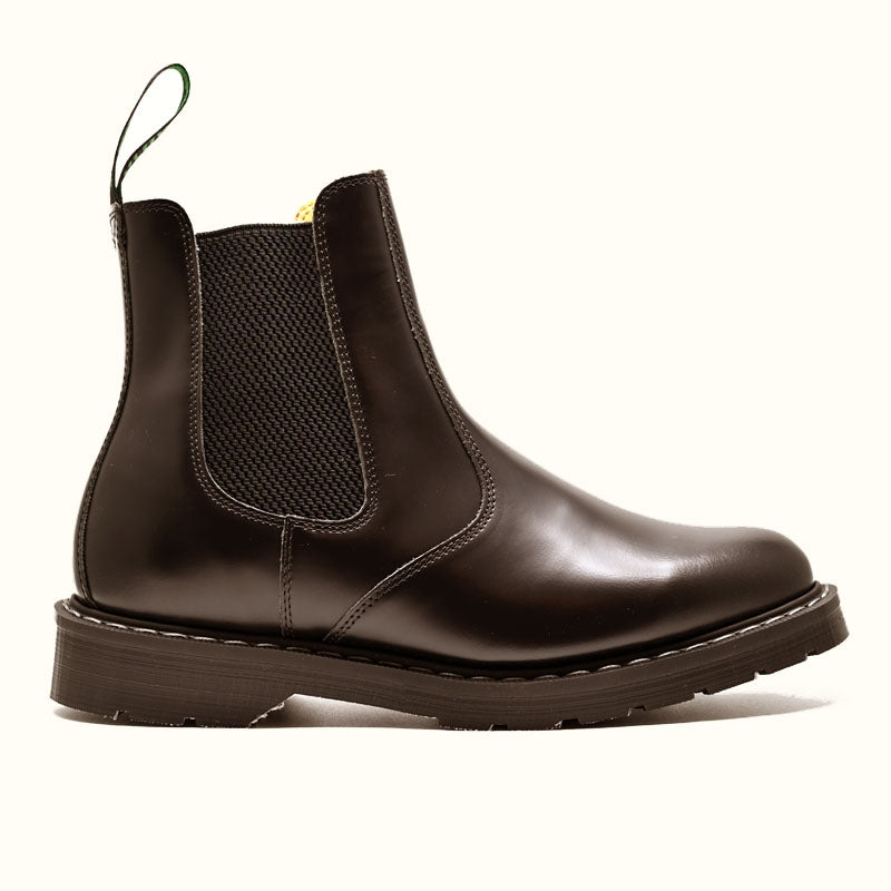 Black Hi-Shine Dealer Boot