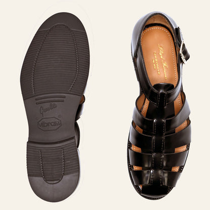 Gurkha / Black Hi-Shine Leather