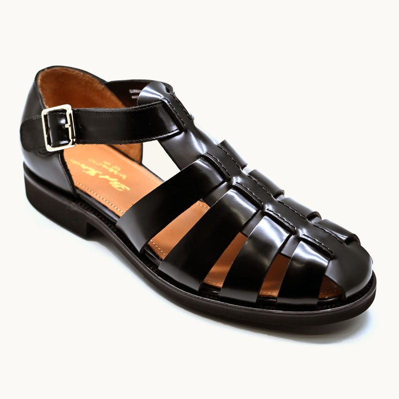 Gurkha / Black Hi-Shine Leather