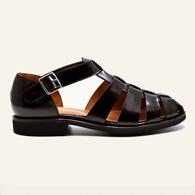 Gurkha / Black Hi-Shine Leather