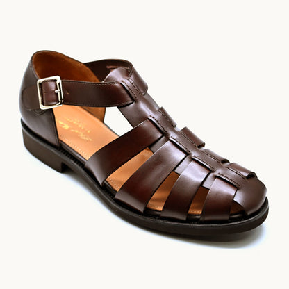 Gurkha / Dark Brown Pull Up Leather