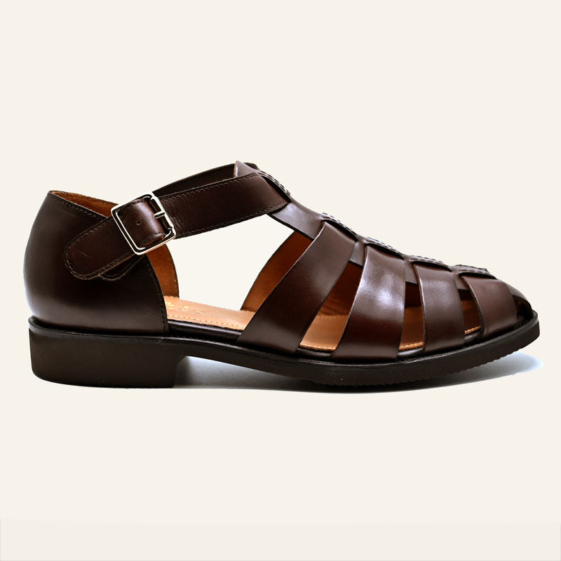Gurkha / Dark Brown Pull Up Leather