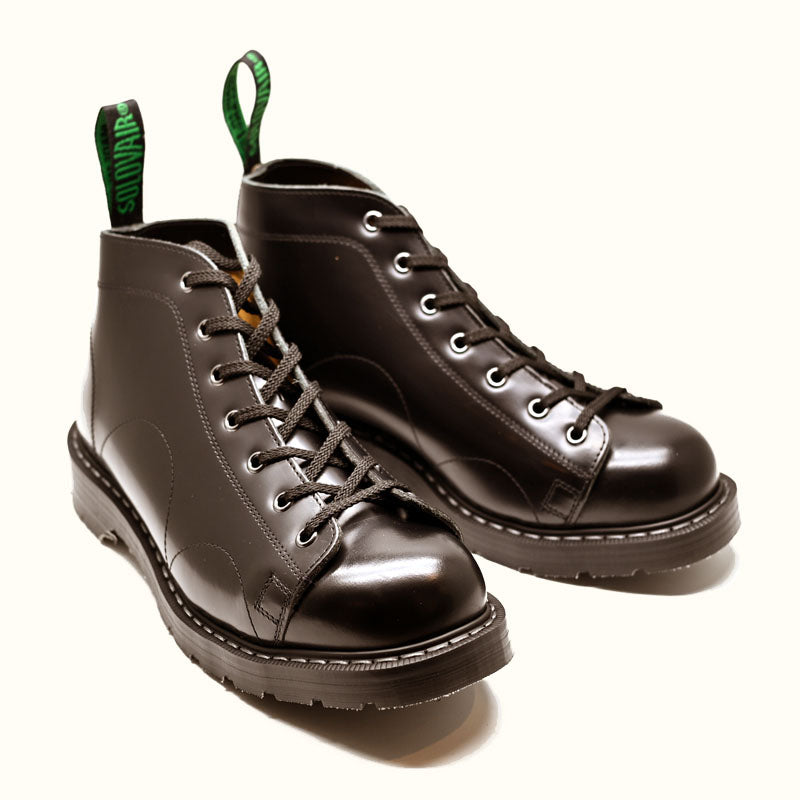 Black Hi-Shine Monkey Boot
