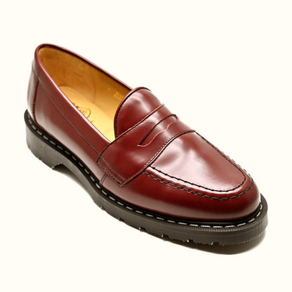 Oxblood Hi-Shine Penny Loafer