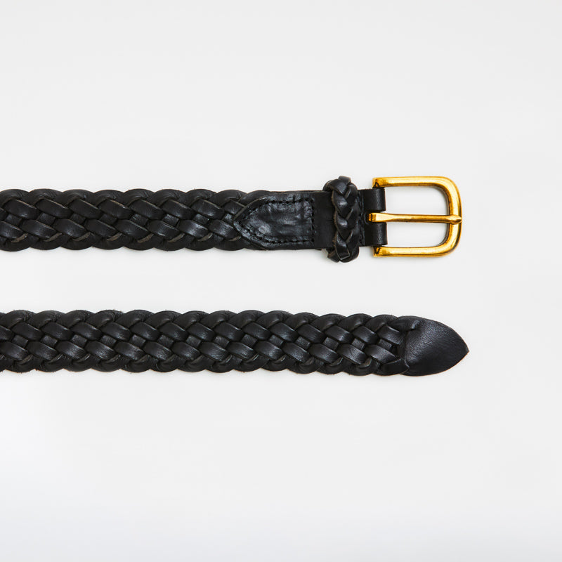 Plaited Belt Black