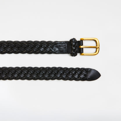 Plaited Belt Black