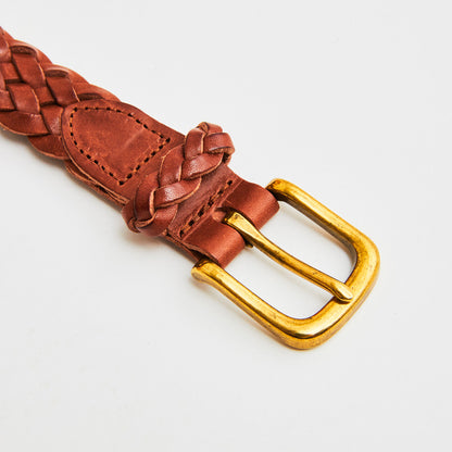 Plaited Belt Havana