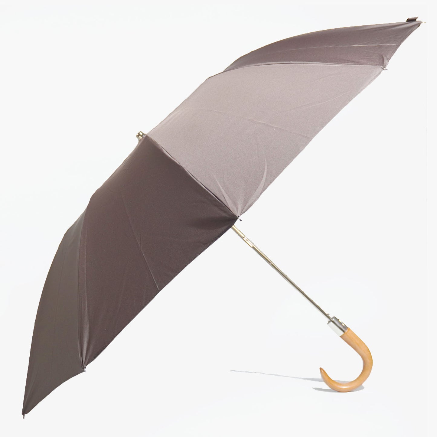 22” Telescopic Folding Umbrella / Brown