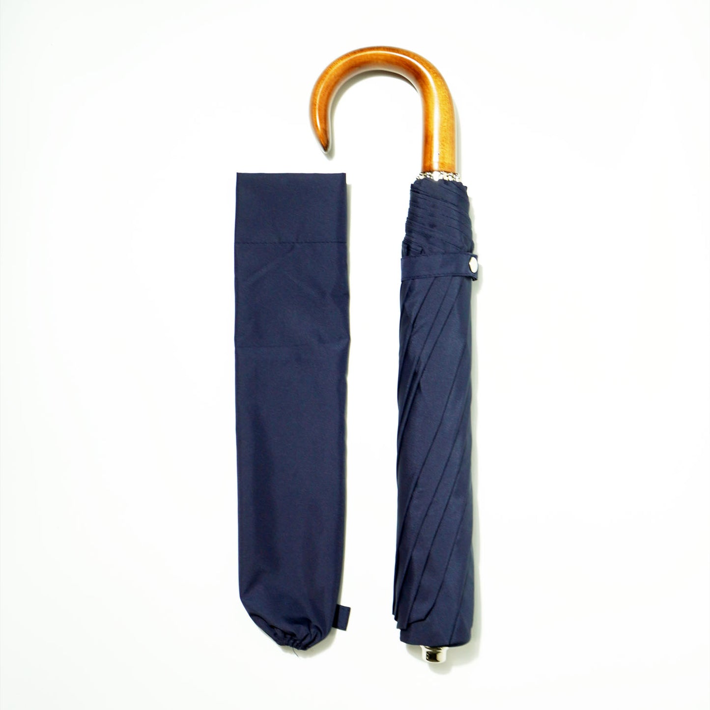 22” Telescopic Folding Umbrella / Navy