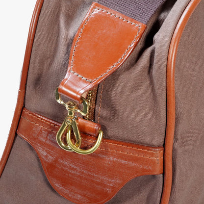 22" Holdall Bag with Shoulder strap   Brown Canvas