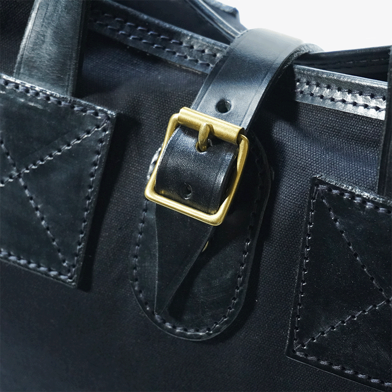 Carryall Small   Black Canvas